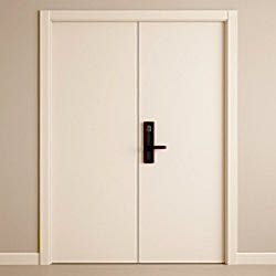 60 Dakika Yangına Dayanıklı Çift Kanatlı Ahşap Kapı EI60 Sertifikalı