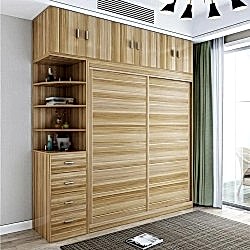 Melamin Yüzey MDF Lam Gardırop (Metrekare)